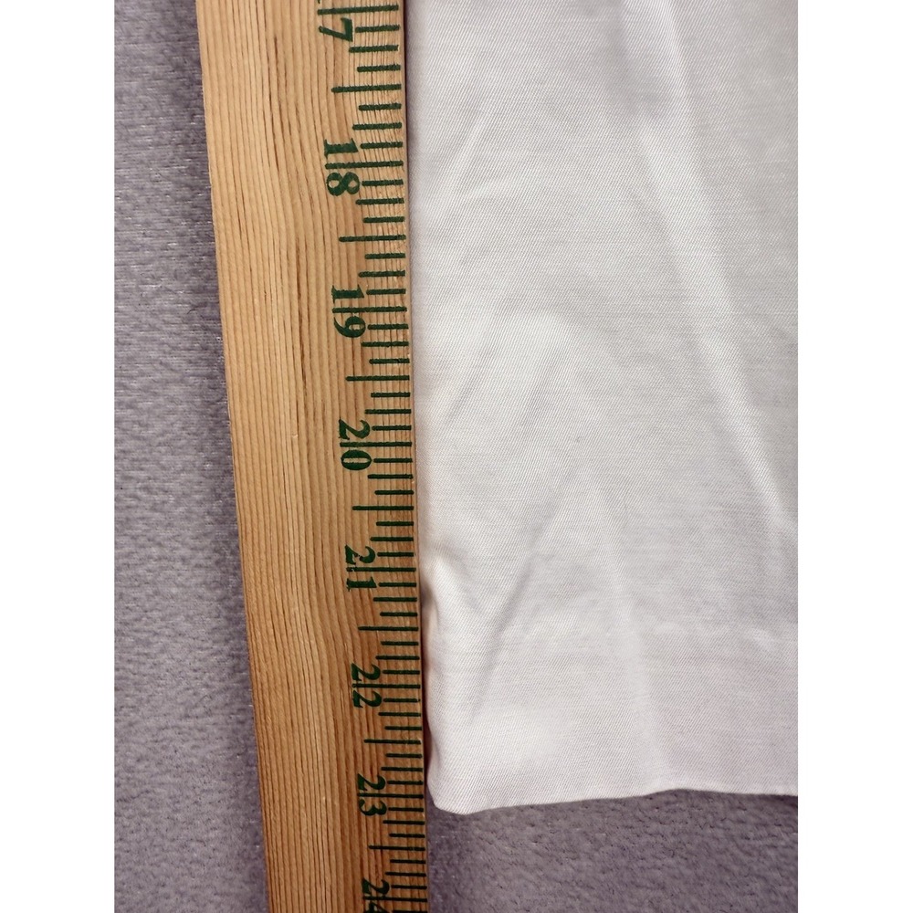 Talbots Women's 8 White Mid-Rise Chelsea Cropped Stretchy Business Casual Pants‎ - Picture 5 of 7